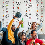 3D 2026 World Cup Theme Birthday Party Decorations Soccer Garland Soccer Party Decorations Boy Game Day Football Banner Sports Themed Hanging Streamers Photo Backdrop Sports Decor Supplies
