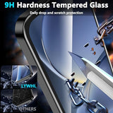 for Google Pixel 10A Screen Protector, 3 Pack 9H Hardness Tempered Glass Film +2 Pack Camera Lens Protector, Fingerprint Unlock Support, HD Clear
