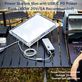 Dc Female To Usb-C Male Waterproof Power Adapter Cable For Starlink Mini, Supports 100W Pd Power Delivery, Compatible With Usb-C Pd Charger And Power Bank