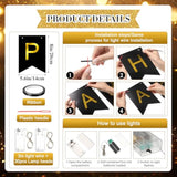 15 Pcs Black Gold Happy New Year 2026 Party Decorations Set
