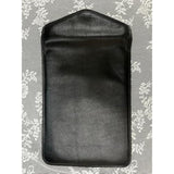 Black Leather Laptop Sleeve A Luxury Laptop Sleeve Cover Case For Macbook And Laptops With Display Sizes 13" Inch To 15" Inch