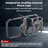 SMALLRIG 67mm Magnetic Filter Ring Adapter for Universal Mobile Video Cage 4597 4704 4596, Strong Magnetic Two-Way Attraction, for SMALLRIG 67mm Phone Magnetic Filter Series - 4843