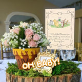 12Pcs Winnie Centerpieces For Baby Shower Decorations Classic Quotes Table Sign Decor 5 * 7Inche