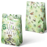 24 Reptile Party Favor Bags With Stickers Reptile Goodie Bags Reptile Party Favors For Kids Reptile Birthday Party Supplies