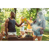 Gold Plastic Cups, 12 Oz Disposable Cups, Reusable Party Supplies (40 Count)