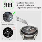 Watch Screen Protector (3+2 Pack) Compatible For Amazfit Balance Tempered Glass Film Anti-Scratch High Definition Full Coverage And Silicone Protective Case
