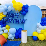 Royal Blue & Yellow Balloon Garland Kit: 105-Piece Party Decor