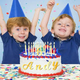 126Pcs Acrylic Alphanumeric Cake Decoration, Mirror Number 0-9 And Alphabet A-Z Personalized Cake Picks Shiny Personalized Cake Topper For Birthday Cake Toppers Wedding Baby Shower(Goldsilver)