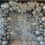 35pcs 18" Metallic Silver Chrome Balloons – Thick, Large for Weddings, Birthdays & Parties