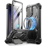 Galaxy S24 Ultra MagSafe Case with Camera Cover Stand, Black