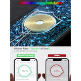 Rgb Gaming Mouse Pad With Fast Wireless Charger, Led Extended Desk Mat, Home Office Large Desk Pad With Ultra-Smooth Surface, Non-Slip Base, Waterproof Keyboard Pad (Black)