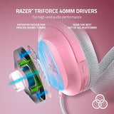 Razer Barracuda X Wireless Gaming & Mobile Headset (PC, PlayStation, Switch 2, Android, iOS): 2.4GHz Wireless + Bluetooth - Lightweight - 40mm Drivers - Detachable Mic - 50 Hr Battery - Quartz Pink