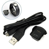 Usb Charging Adapter, Portable Charger Dock Cradle With 2 Pin Cord For Samsung Gear Fit R350 Smart Watch