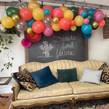 Cinco De Mayo Fiesta Balloons Garland Arch Kit & Paper Fans Party Decor