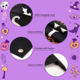 2PCS Halloween Trick or Treat Porch Banners Outdoor Indoor Front Door Decor