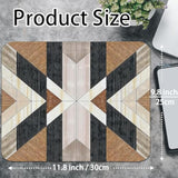 Western Mouse Pad Brown Small Mousepads Rectangle Cowboys Travel Computer Mouse Pad For Laptop, Retro Mousepads Western Gifts Office Decor For Cowgirls Women 11.8X9.8