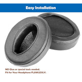 Professional Earpads Cushion Replacement Compatible With Jvc Ha-S87Bn Ha-S88Bn Ha-S90Bn Ha-S78Bn Headphones Ear Pads With Skin-Friendly Leather And Memory Foam