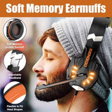 G9000 Stereo Gaming Headset For Ps4, Pc, Xbox One Controller, Noise Cancelling Over Ear Headphones With Mic, Led Light, Bass Surround, Soft Memory Earmuffs (Orange)