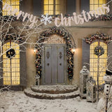 Glitter Merry Christmas Banner, Be Merry Party Decor, Happy New Year, Xmax Merry Christmas Holiday Party Decorations