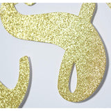 Best Day Ever Banner Hanging Garland For Wedding Decorations Bridal Shower Photo Prop Engagement Party Sign (Gold Glitter)