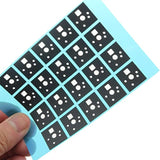 120Pcs Durock Keyboard Switch Pads 0.5Mm Poron Foam Switch Stickers For Hot Sw