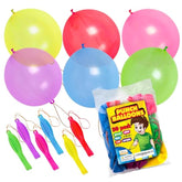 Giraffe 30 Pack Punch Balloons Bulk Fun Party Favors For Kids - 18 Inches Large Thick Latex Neon Rubber Heavy Duty Balloons - Age 4-8, 6 To 8, 8-12 - Easter Basket Stuffers For Kids