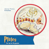 Harry Potter Birthday Decorations | Harry Potter Plates and Napkins Party Decorations | Serves 16 Guests | Officially Licensed
