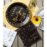 100-Piece New Year 2026 Plates and Napkins Party Supplies Serves 50