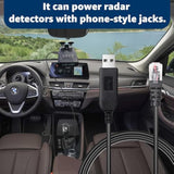 3.3Ft Usb To Rj11 Plug Cable,Radar Detector Cable Compatible With Escort Uniden Beltronics Radenso Xp Cobra Whistler,Replacement Power Cord For Radar Detectors