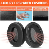 Xb900N Replacement Earpads For Sony Wh-Xb900N Headphone - Premium Memory Foam, Noise Isolation, Comfortable & Durable Ear Cushions Repair Part Accessories, Black