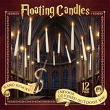 Floating Candles with Wand, 12 Pcs Magic Flickering Light