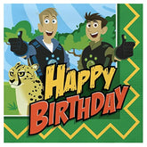 Officially Licensed Wild Kratts Birthday Party Supplies - Pack Of 32 Napkins - Wild Kratts Party Supplies - Birthday Decorations - 6.5In X 6.5In Paper Napkins