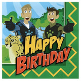 Officially Licensed Wild Kratts Birthday Party Supplies - Pack Of 32 Napkins - Wild Kratts Party Supplies - Birthday Decorations - 6.5In X 6.5In Paper Napkins