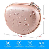 Headphone Case For Beats Solo 4/ For Tozo Ht2/ For Glynzak/For Beats Studio Pro/For Beats Solo3/ For Beats Studio3 On-Ear Headphones, Foldable Bluetooth Wireless Headset (Extra Large) - Rose Gold
