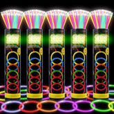 500 Ultra Bright Glow Sticks,8" Glow Sticks Bulk,Glow Sticks Bulk Party Pack,Glow Sticks For Kids,Glow In The Dark Party Supplies,Glowsticks Party Favors With Bracelets And Necklaces