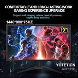 19 Inch Hd (1440 X 900) Monitor 2Packs, 75Hz Refresh Rate, Hdmi X1, Small Thin Monitor For Laptops, Computers And Desktops,Led Display, Vga/Hdmi Connection.Vesa:75 * 75Mm