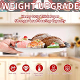 50Pcs Christmas Pajama Oval Paper Plates 10" X 12" Large Disposable Heavy Duty Black Merry Xmas Tree Santa Sweater Plates Funny Christmas Platters For Happy Winter Birthday Holiday Party Decorations