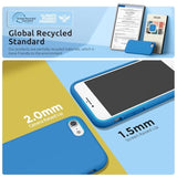 Designed For Iphone Se Case, Iphone 8 Case, Iphone 7 Case, Liquid Silicone Phone Case For Iphone Se 3Rd 2Nd Se 2022 Se 2020, Blue