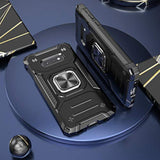For Galaxy S10E Case With Screen Protector,For Galaxy S10E Cover,Shockproof Drop Test Case With Car Mount Kickstand Lightweight Protective Cover For Galaxy S10E,Black