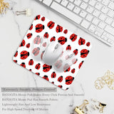 Cute Ladybug Mouse Pad - Cute Insect Decor Office Mousepad, Insect Decor Desk Mouse Pads, Ladybug Gift, Gifts For Coworkers, Gifts For Employees, 9.5X8 Inches