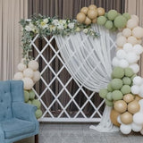 8.2Ft & 4.9Ft Free Bending Half Arch Balloon Column Stand Kit w/ Base Backdrop