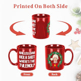 National Lampoons Christmas Vacation Merchandise Gifts, Funny Holiday Coffee Mug, 11Oz Christmas Vacation Drinking Cup Holiday Party Decor, Novelty White Elephant Gifts Stocking Stuffers