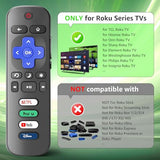 (Pack of 3) Replacement Remote Only for Roku TV with Soft Protective Cover (Glow in The Dark), Compatible for TCL Roku/Hisense Roku/Onn Roku/Sharp