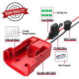 2 Packs Power Wheels Adapter For Milwaukee M18 Battery+2 Packs Power Wheels Adapter For Dewalt 20V Battery