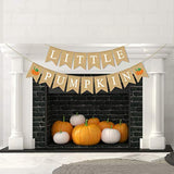 Jute Burlap Little Pumpkin Banner Fall Baby Shower Birthday Decoration