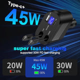 Retractable Samsung Car Charger Fast Charging For Galaxy S25 Edge S24 S23 S22 S21 S20 Ultra Fe Z Flip Fold 7 6 5,Google Pixel 9 8 7 6 Pro,45W 4 In 1 Usb C Car Phone Charger Adapter For Iphone 16 15