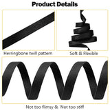 3/8-Inch 10Mm Wide Black Straps Nylon Webbing 25 Yards