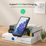 Battery Case For Samsung Galaxy S20 Fe 10000Mah, Qi Wireless & Fast Charging & Andriod Auto Supported, Portable Extended Charger Case Compatible With S20 Fe(6.5") Black