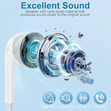 2 Pack-Usb C Headphones For Iphone 16/15 Pro Max Plus Type C Earbuds Wired Earphones With Mic & Remote Control Noise Cancelling For Iphone 16/15 Pro, Ipad Pro, Galaxy S23/S22/S21/Ultra Note 10/20