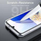 JETech 2 in 1 Case for Samsung Galaxy A14 5G 6.6-Inch (Not for A14 4G), with 2-Pack Screen Protector, Tempered Glass Film, Shockproof Bumper Phone Protective Cover Clear Back (Clear)